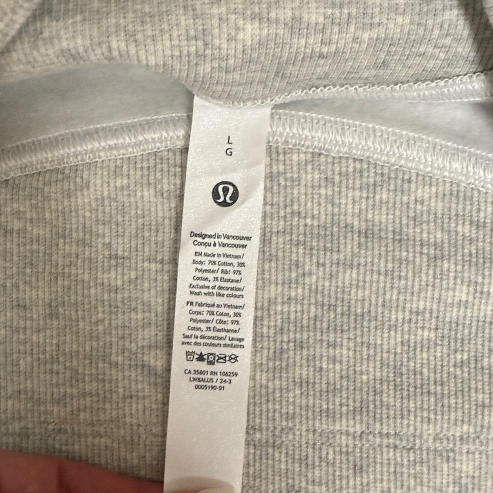 Lululemon Scuba HR Gray Mini Skirt size large - Picture 5 of 5